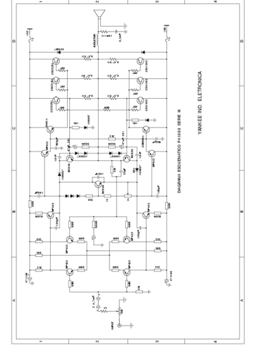 yankee yankee PA1000 III diagrama esquematico